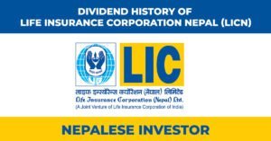 Dividend History of Life Insurance Corporation Nepal (LICN)