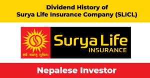 Dividend History of Surya Life Insurance Company Ltd.