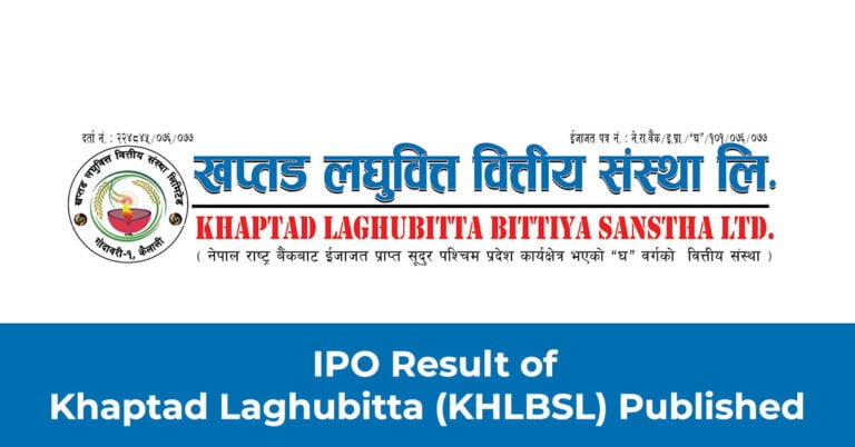 IPO Result of Khaptad Laghubitta
