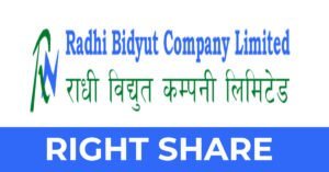 Radhi Bidhyut Company Right Share