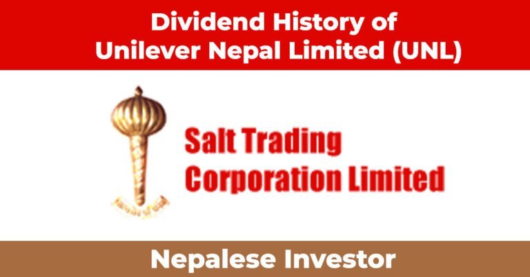 Dividend History of Salt Trading Corporation (STC)