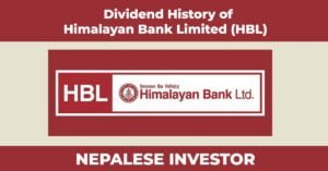 Himalayan Bank (HBL) Dividend History