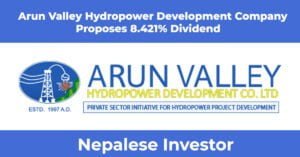Arun Valley Hydropower Development Company (AHPC) Dividend