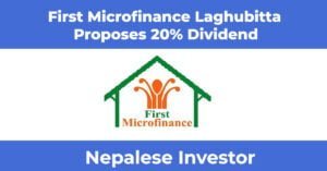 First Microfinance Laghubitta Dividend