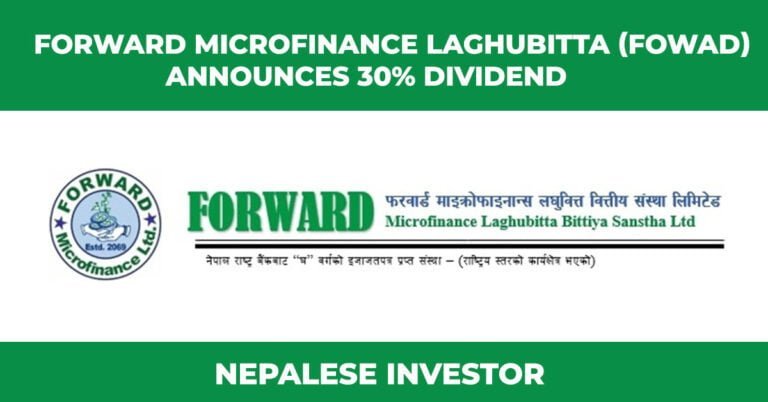 Forward Microfinance Laghubitta (FOWAD) Announces 30% Dividend for FY 2078/79