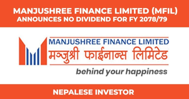 Manjushree Finance Limited (MFIL) Dividend for 2078/79
