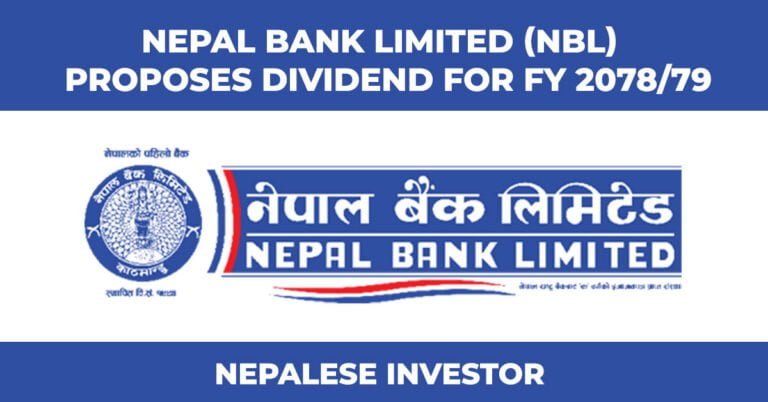 Nepal Bank Announces Dividend for FY 2078/79