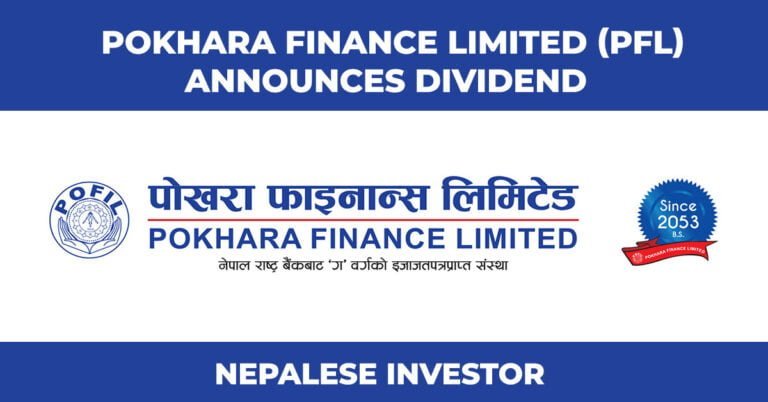 Pokhara Finance Limited (PFL) Announces Dividend