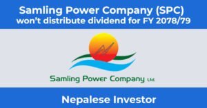 Samling Power Company Dividend 2078/79
