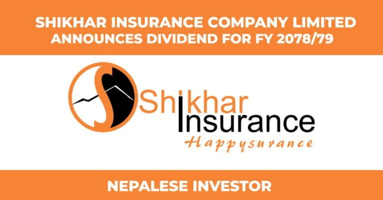 Shikhar Insurance Company Announces Dividend for fiscal year 2078/79