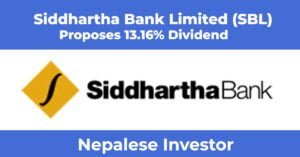 Siddhartha Bank Limited (SBL) Dividend 2078/79