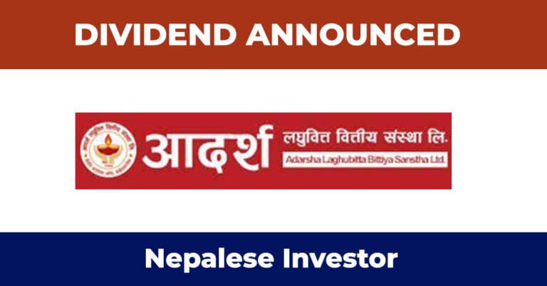 Adarsha Laghubitta Bittiya Sanstha Limited (ADLB) Announces Dividend for 2078/79
