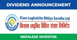 Kisan Laghubitta Dividend 2078/79