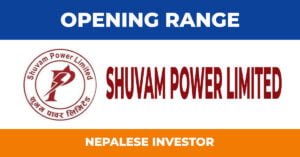 Opening Range of Shuvam Power Limited
