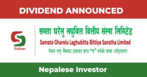 Samata Laghubitta Bittiya Sanstha Announces Dividend for FY 2078/79