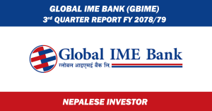 Third Quarter Report of Global IME Bank (GBIME), FY 2079/80