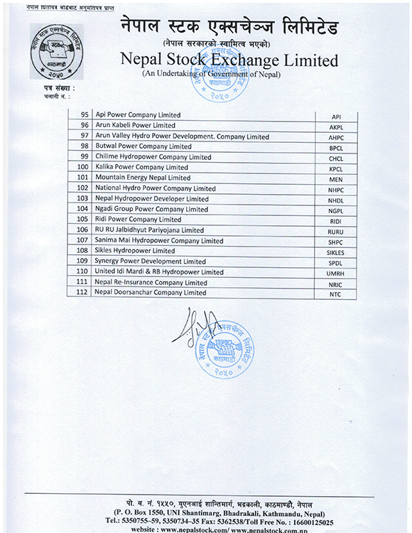 Marging Trading in Nepal - List 4